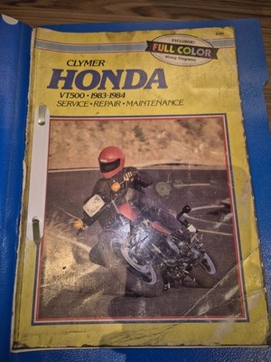 Honda VT500 VT 500 VT500C Shadow Ascot Werk Werkstatt Service Handbuch Papier