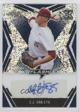 2020 Leaf Flash Blue 2/50 CJ Van Eyk #BA-CVE Auto 0x5e