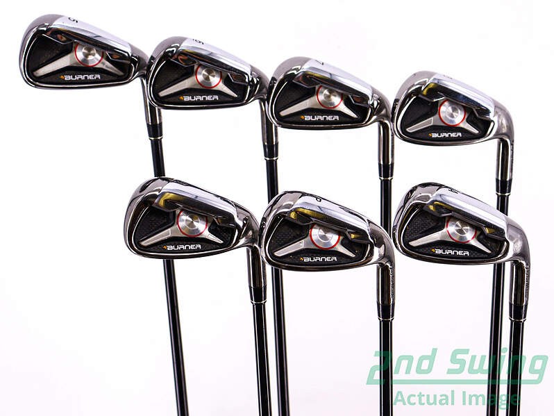 TaylorMade 2009 Burner Iron Set 4-PW SW Graphite Regular Right 38.75in