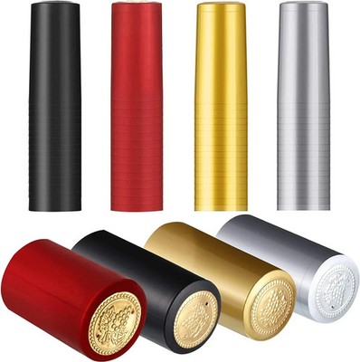 200 Pieces PVC Heat Shrink Capsules Wine Shrink Wrap Wine Bottle Capsules Shrink
