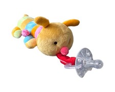 Plush Pacifier Holder Snuggle Pacifier Holder Skin-Friendly Pacifier Buddy