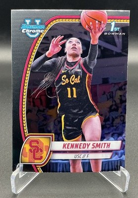 2024-25 Bowman University Chrome - Kennedy Smith 1st Bowman #44 - USC Trojans
