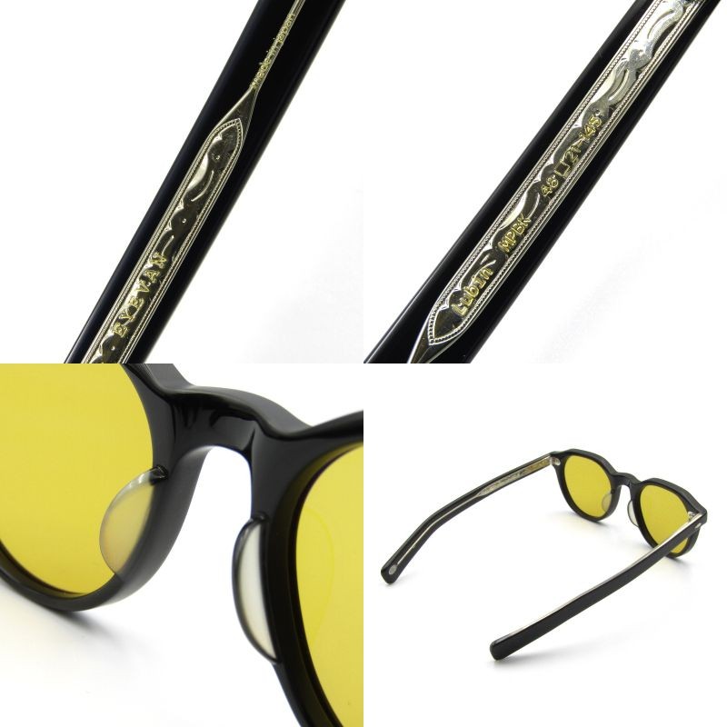 EYEVAN Sunglasses Lubin Japan Crown Panto Mpbk Matte Piano