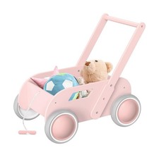 2025 HOMEKOL Wooden Baby Walker,Baby Push Walker, Adjustable Speed ... Fast Ship