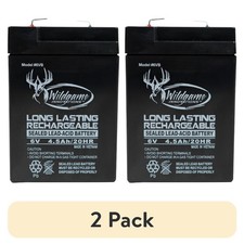 6V 6 Volt Rechargeable Battery for Game Feeders, Long-Lasting Sealed Lead-Acid