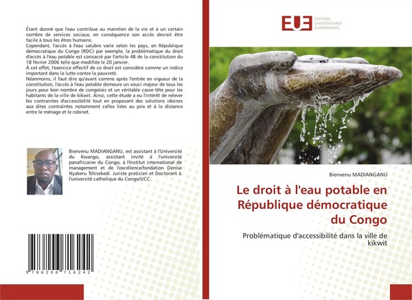 Bienvenu Madianganu | Le Droit à L'eau Potable En RéPublique DéMocratique Du...-image