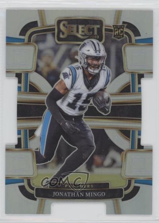 2023 Panini Select Concourse Silver Prizm Die-Cut Jonathan Mingo #16 Rookie RC