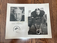 Vintage Doug Mitchell Hamilton Tiger-Cats CFL 8x10 Black & White Photo RARE