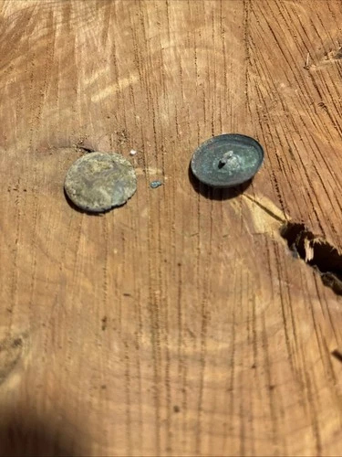 CIVIL WAR CONFEDERATE C.S.A. BLOCK I INFANTRY  FULL SIZE COAT BUTTON DUG