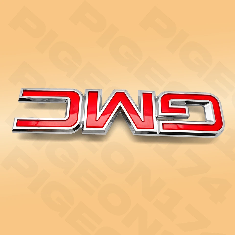 2007-2013 Grille Emblem For GMC Yukon Acadia Front Nameplate Letter Badge Chrome - Image 3 of 4