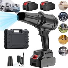Cordless Leaf Blower 500000 RPM Handheld Leaf Blower with 2 X 4.0Ah Batteries
