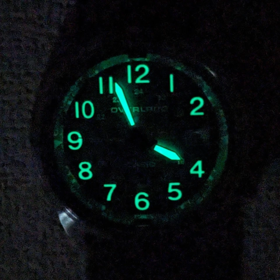 CASIO OVERLAND Field Watch OVW-100BJ 2005 Green LED Backlight Solar Power Japan - image 4 of 4