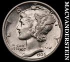 1936 Mercury Dime- Silver- Scarce High Grade Luster No Reserve #J3720