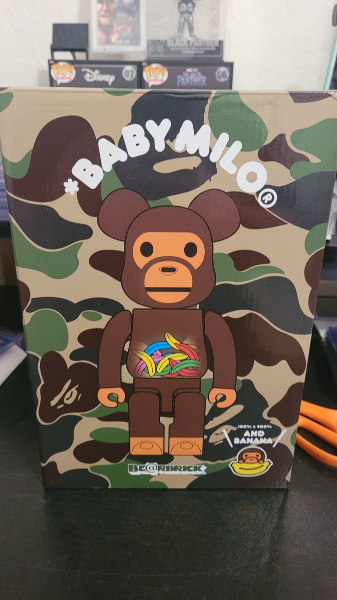 Medicom Toy BE@RBRICK Bearbrick BABY MILO W BANANA VERSION