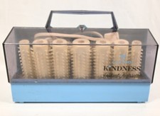 Vintage CLAIROL KINDNESS INSTANT HAIRSETTER Hot Rollers w/ Clips No. 735 Denmark