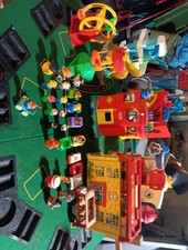 Lot Of 35 + Fisher Price Lil Peoples Figures And Asessories
