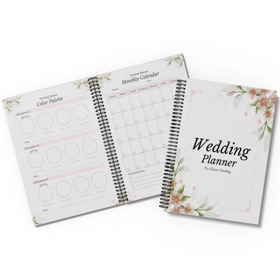 Wedding Planner Engagement Bridal Wedding Planner Notebook Gift - image 2 of 4
