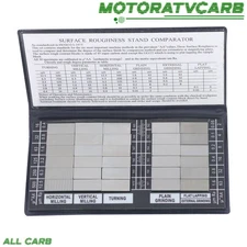 ALL-CARB 30PCS Surface Finish Roughness Comparator Set Test Block Ra0.05-12.5mm