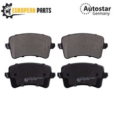 AutoStar Germany Rear Brake Pads Set 8K0698451G for Audi A4 B8 2.0D