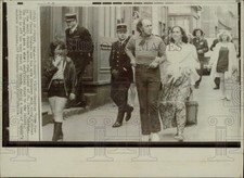 1971 Press Photo Pierre Trudeau and wife Margaret visit St. Pierre Island