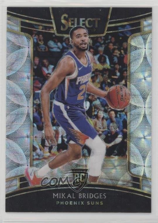 2018-19 Panini Select Concourse Scope Prizm Mikal Bridges #95 Rookie RC 0j19