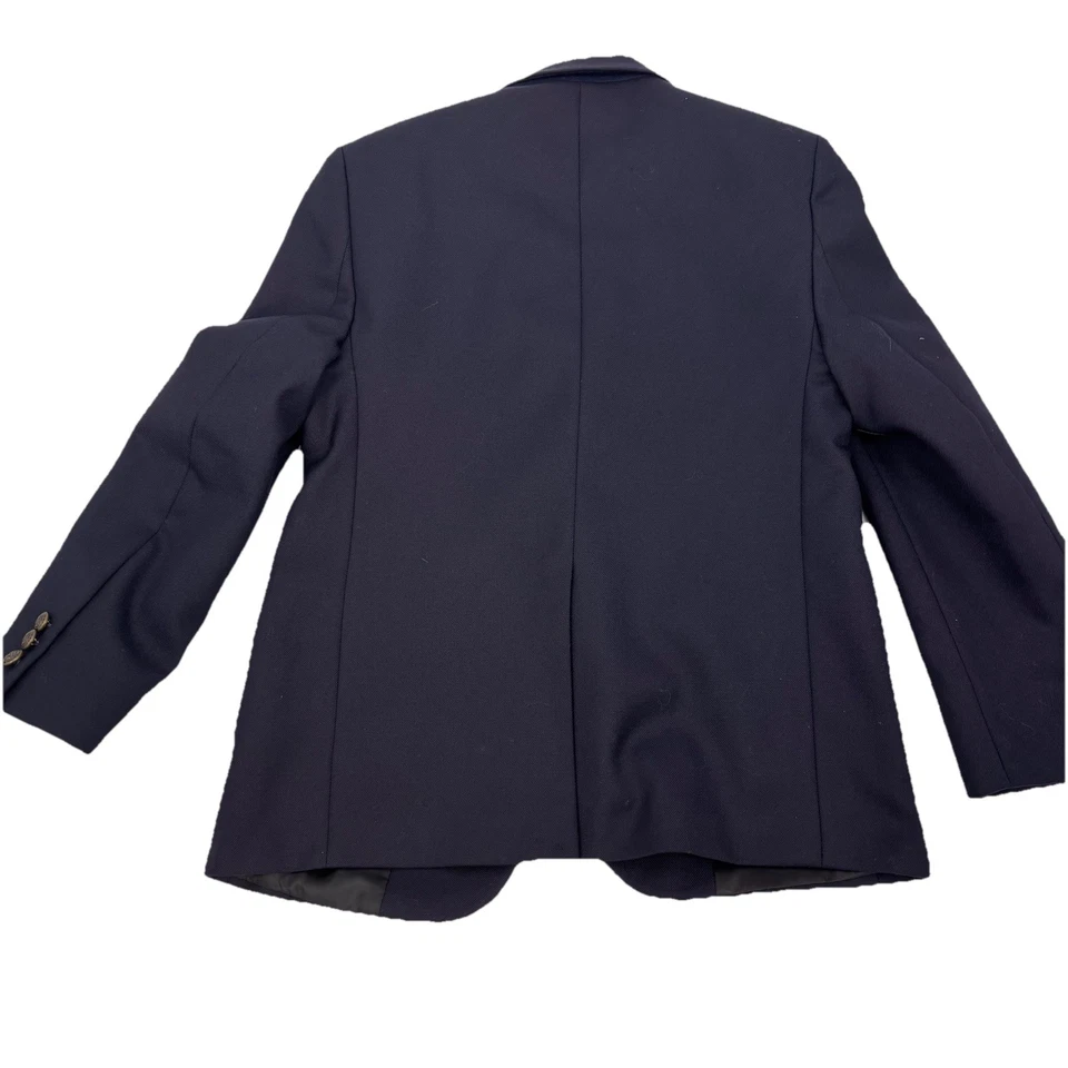 Chaqueta Blazer Nordstrom Azul Marino Oscuro Jóvenes Niños Talla 10 Regular Foto 2 de 4