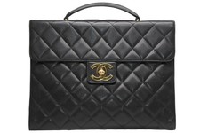 Chanel Briefcase A20794 2nd Coco Black 4b013022 r0_0302