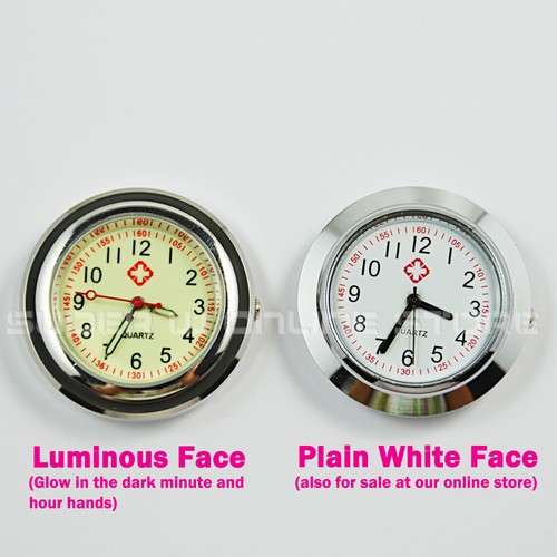 Nurse Watch FOB Silicone Pocket Watch for Pouch Bag Wallet Luminous Colour Face - Picture 7 of 30