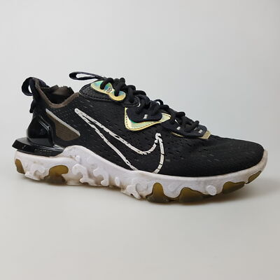 Women's NIKE 'React Vision Essential' Sz 7 US Runners Black | 3+ Extra 10% Off