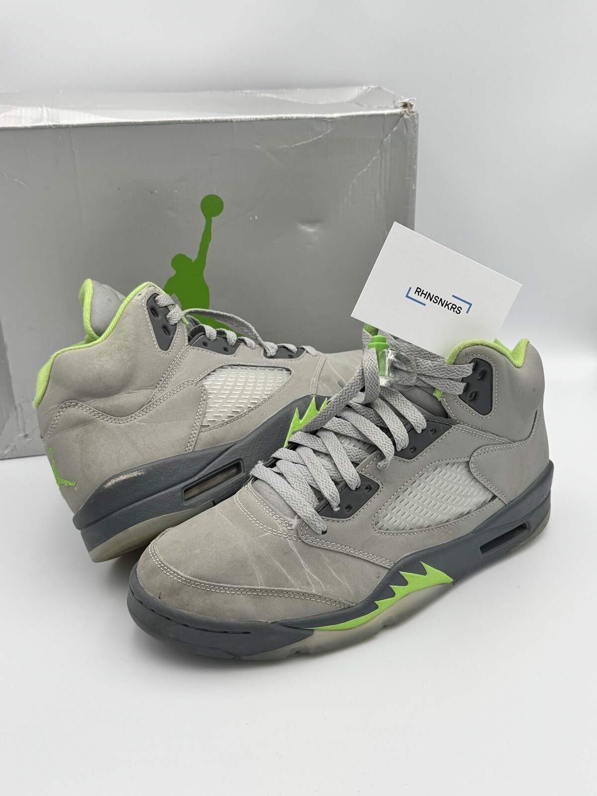 Air Jordan 5 Green Bean | UK 8,5 / US 9,5 | OG ALL | AUTHENTIC ✅