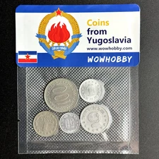 Yugoslavian Coins: 5 Unique Random Coins from Yugoslavia for Coin Collecting