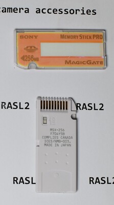 Genuine Sony Memory Stick Pro Magicgate 256MB MSX-256 DSC-H1 F88