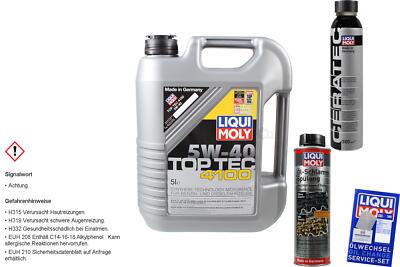 5L Liqui Moly Top Tec 4100 5W-40 Motoröl Öl-Schlamm-Spülung Cera
