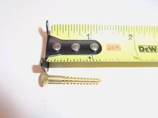 #8 X 1" Brass Phillips Oval Head Wood Screw VINTAGE Made in USA Quantity 20