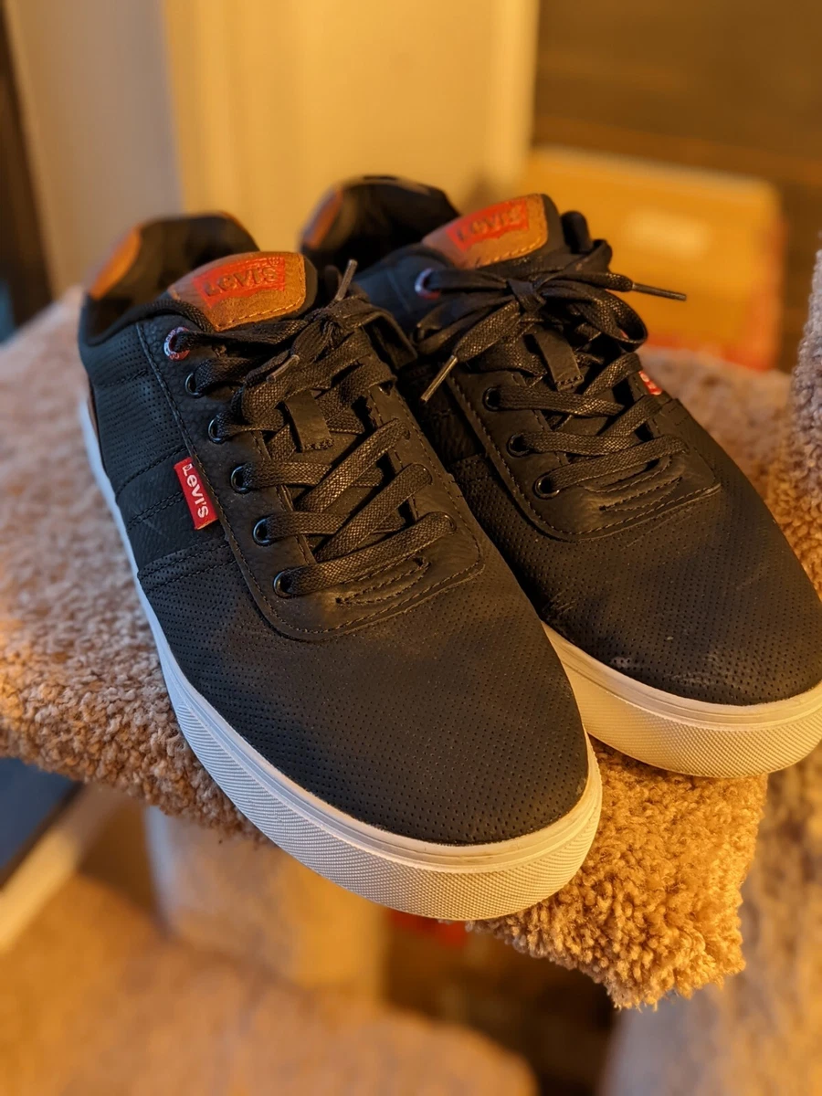 Men's levi's shop sneakers black