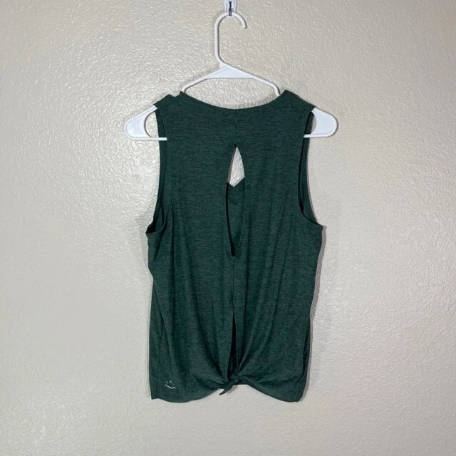 beyond-yoga stretch pilates graphic logo tank-top