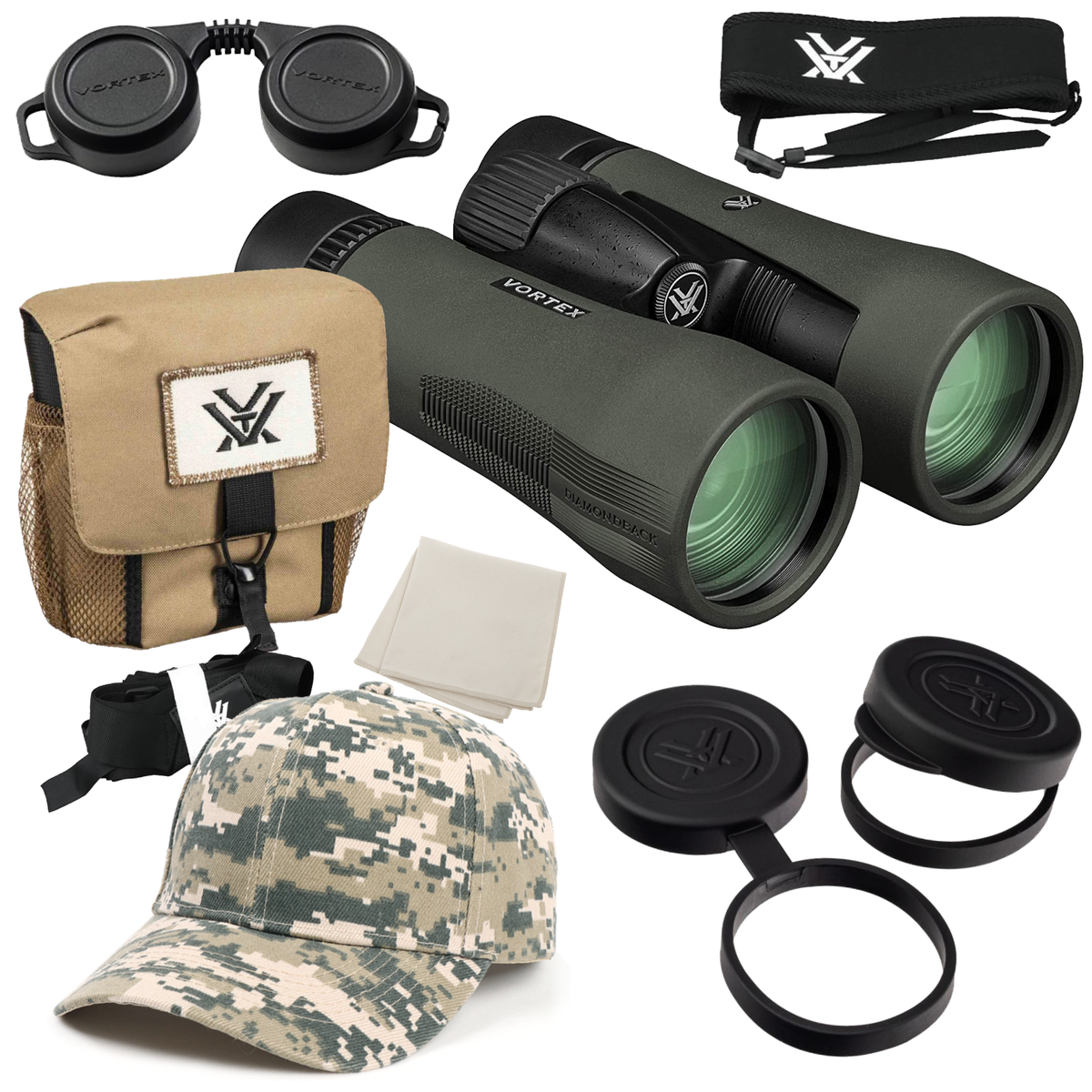 Vortex Optics Diamondback HD 12x50 Binocular with Free Camo