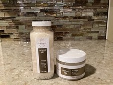 Bath  Body Works JUNIPER SAGE Salt Body Scrub  Bath Soak Set FREE SHIPPING