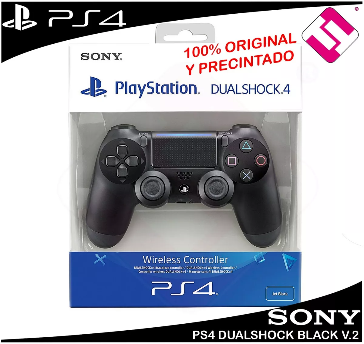 Grader celsius niveau minimal 100% ORIGINAL NEW PS4 DUALSHOCK V2 CONTROLLER BLACK PLAYSTATION 4 SHIPPING  INCLUDED 711719870159 | eBay