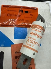 Gould FERRAZ SHAWMUT AMP-TRAP A50P100-4 100AMP 500 VAC 450 VDC NEW