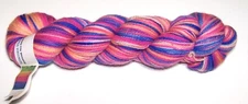 560 yard skein of Seacoast Handpaints SUPERWASH MERINO SOCK Yarn color EXP