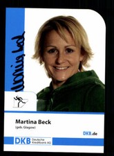 Martina Beck Autogrammkarte Original Signiert Biathlon + A 211922