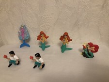 Lot of Vintage Little Mermaid McDonald's Happy Meal Toy  Applause Ariel  more