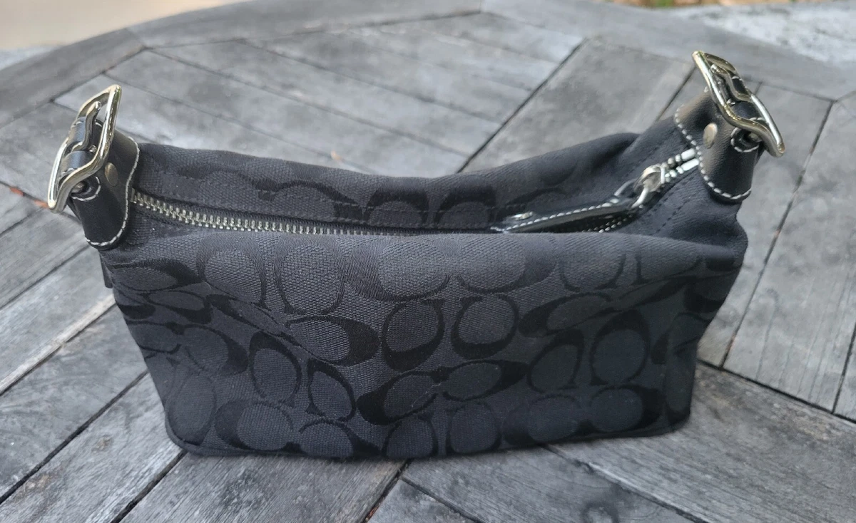 black coach mini bag