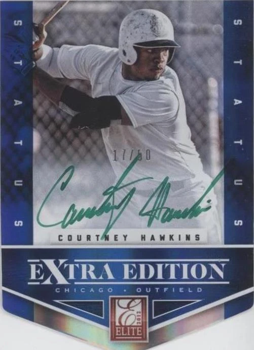 Status Blue Die-Cut Green Ink Signatures