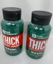 Duke Cannon Men’s Body Wash Naval Diplomacy Thick High Viscosity  Set Of 2 *NEW*