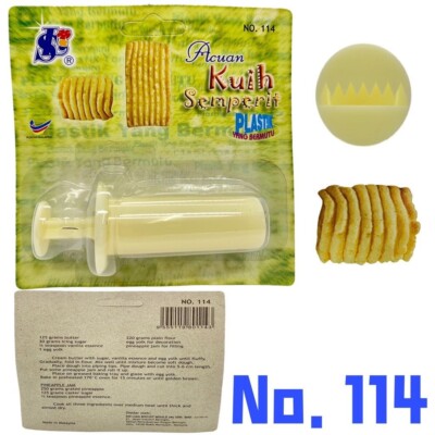 Pineapple Jam Tart Plunger Presser Cookies Biscuit Tool Mold Acuan Semperit