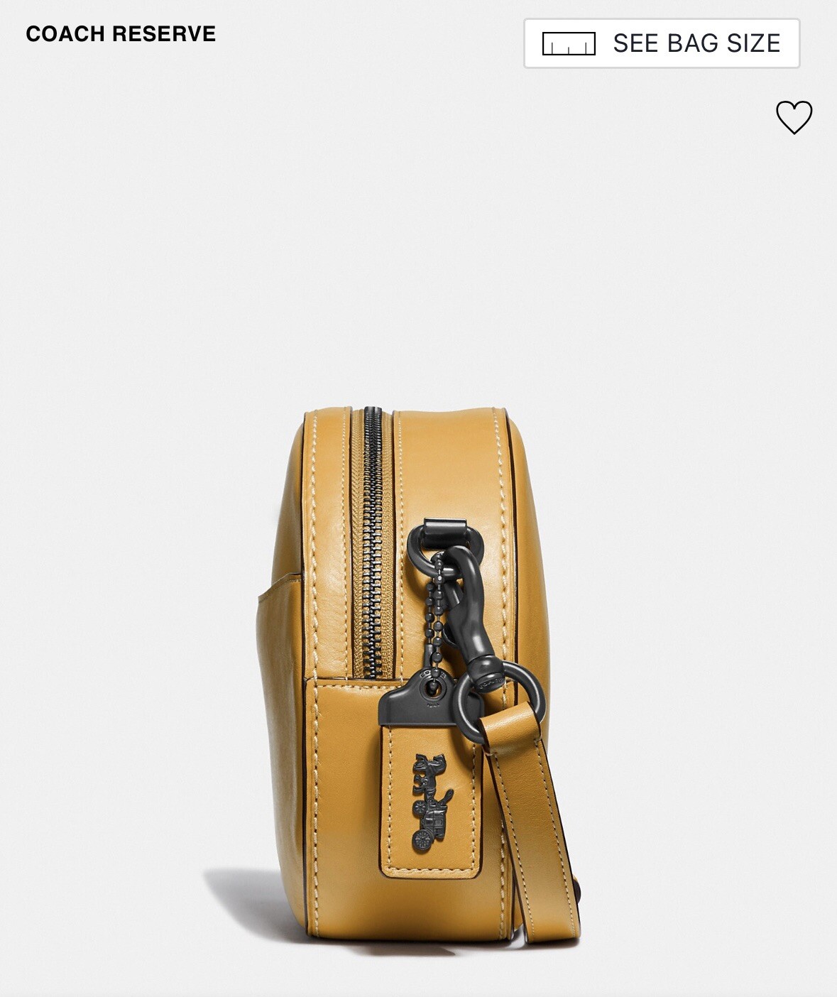 Coach 1941 Canteen Crossbody Bag Glovetanned Leather … Gem