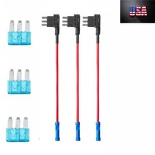 Micro3 Blade ATL Fuse Adapter tap DUal Circuit Adapter Holder 12v Micro III