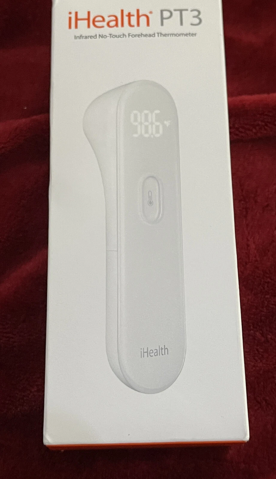 No Touch Forehead Thermometer by iHealth, Home Medical Level Digital Thermometer